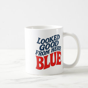 Mug Regardait Bien D'ici Bleu Drôle Softll Maman Maman