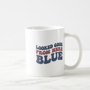 Mug Regardait Bien D'ici Bleu Drôle Softll Maman Maman