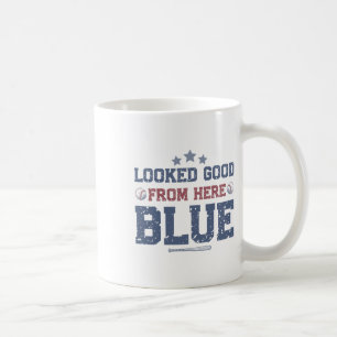 Mug Regardait bien d'ici bleu drôle vendre maman citat