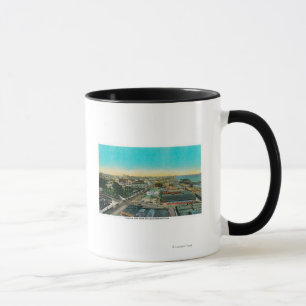 Mug Regardant est au-dessus de la section d'affaires,