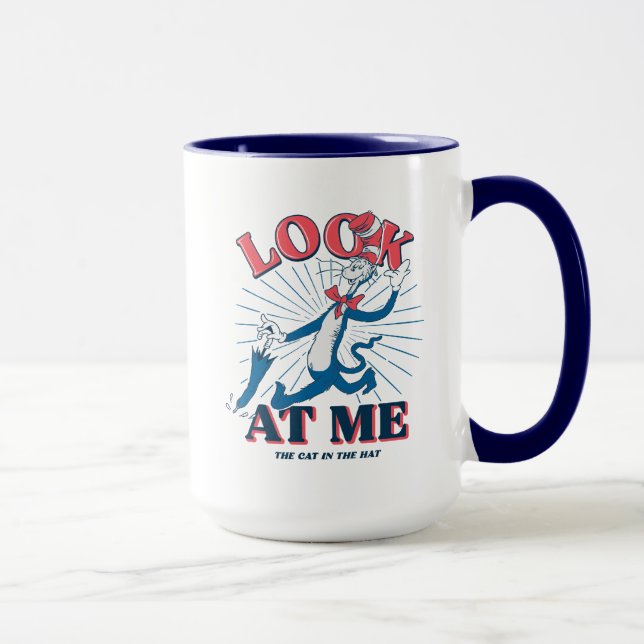 Mug Regarde-Moi Chat Dans Le Casquette (Droite)