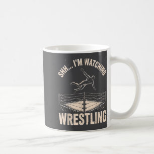 Mug Regarder la lutte drôle de lutteur Action pour hom