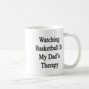 Mug Regarder le basket-ball est la thérapie de mon pèr