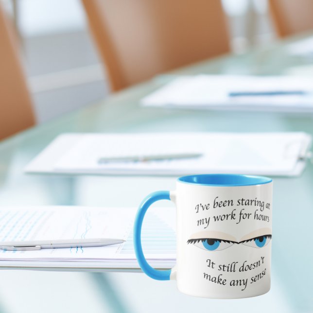 Mug Regarder le travail pendant des heures sans que ce (Créateur téléchargé)