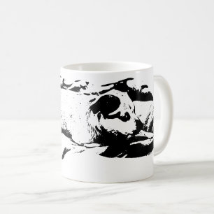 Mug Regarder Terrier douillet sur le lit d'hiver