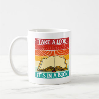 Mug Regardez, c'est dans un livre — rétro