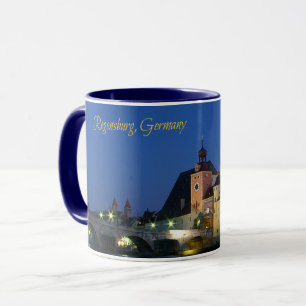 Mug Regensburg, Allemagne photo de paysage pittoresque