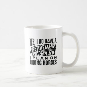 Mug Régime de retraite Chevaux