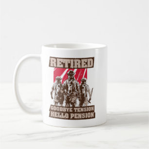 Mug Régime de retraite des pompiers retraités Funny Fi