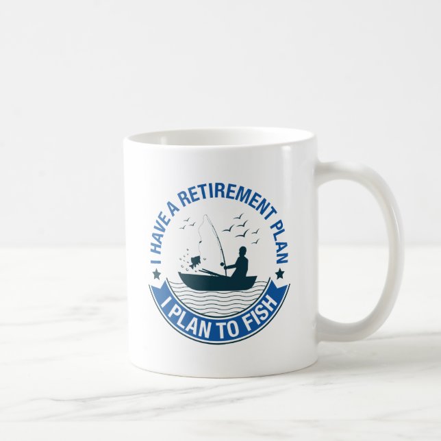 Mug Régime de retraite Pêche (Droite)
