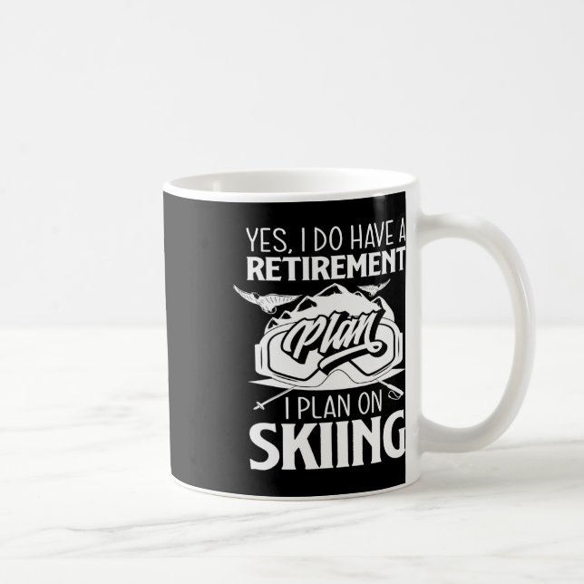 Mug Régime de retraite Ski Retraite Ski Retraite Ski R (Droite)
