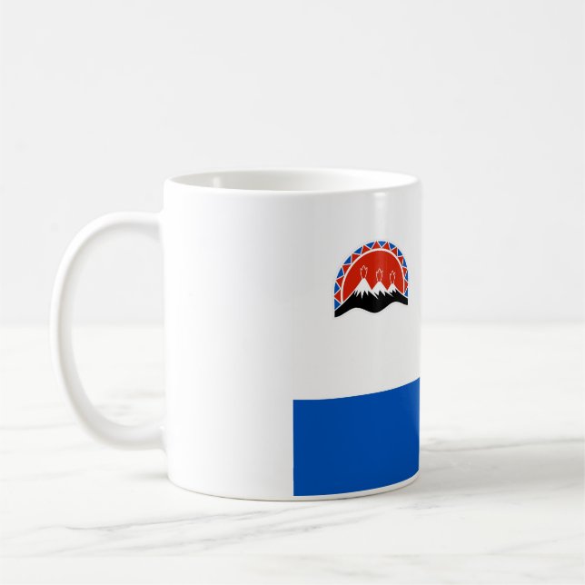 Mug région de république de pays de la Russie de (Gauche)