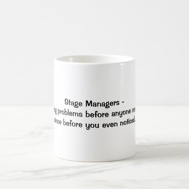Mug Régisseurs - solution des problèmes (Centre)