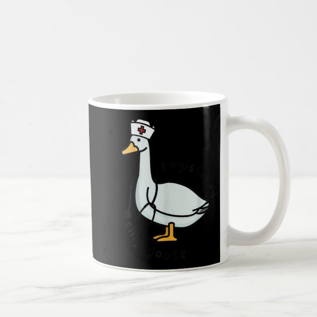 Mug Registered Silly Goose Rn Nurse Stethoscope Nursin (Droite)