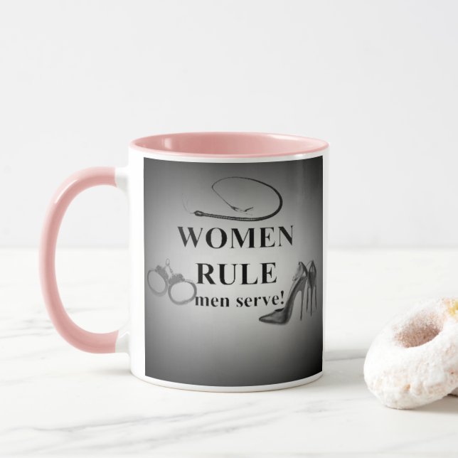 Mug Règle de femmes (Avec donut)