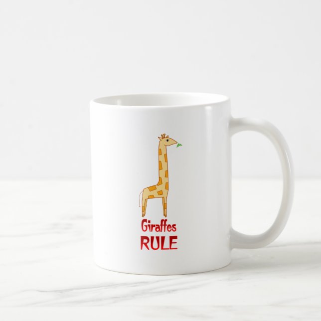 Mug Règle de girafes (Droite)