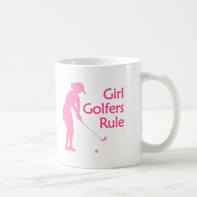 Mug Règle de golfeurs de fille (Droite)