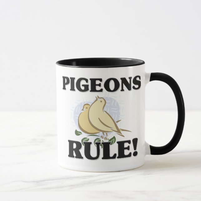 Mug Règle de PIGEONS ! (Droite)