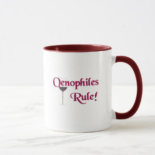 Mug Règle d'Oenophiles