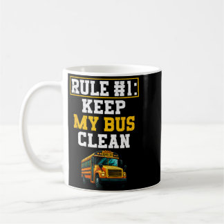 Mug Règle drôle de conducteur d'autobus scolaire Garde