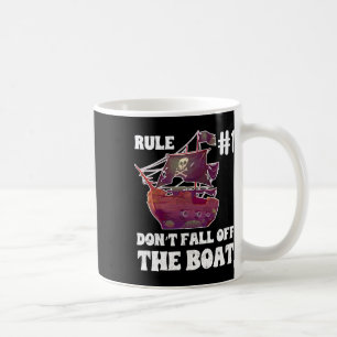 Mug Règle numéro 1 Ne tombez pas du fond pirate de dém