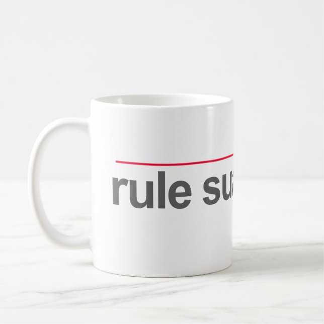 MUG "RÈGLE SUA SPONTE" -- (Gauche)