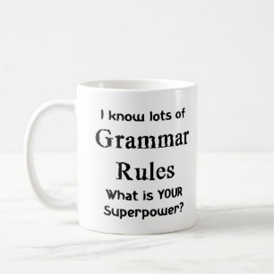 Mug règles de grammaire