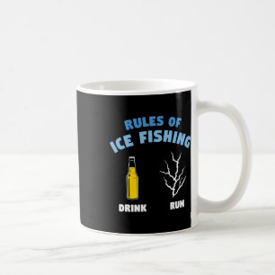 Mug Règles de la pêche sur glace Boire Course Pêcheur