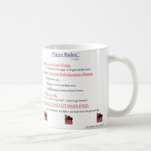 Mug Règles de piano