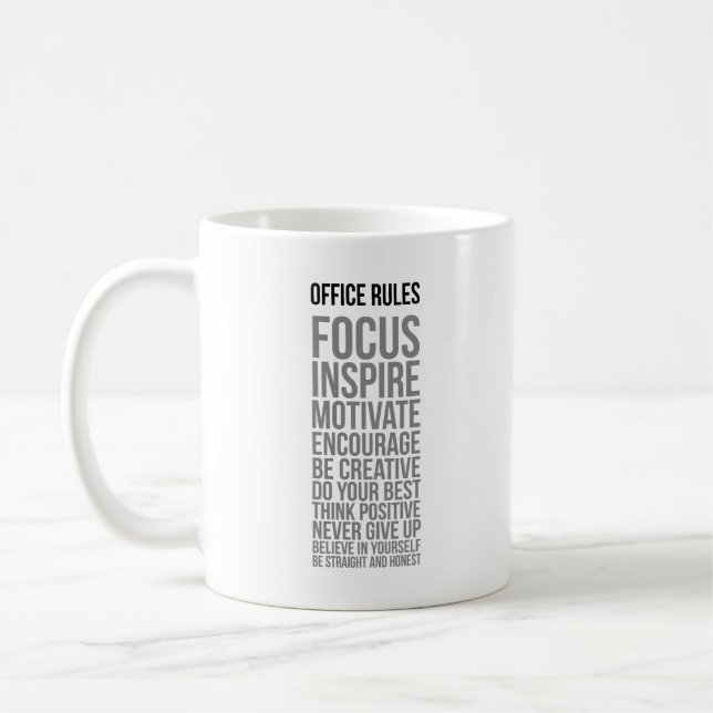 Mug Règles Office (Gauche)