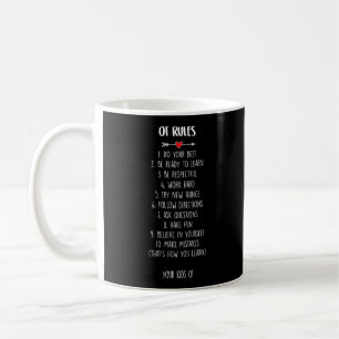 Mug Règles Ot pour les ergothérapeutes