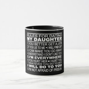 Mug Règles Pour Dîner Ma Fille