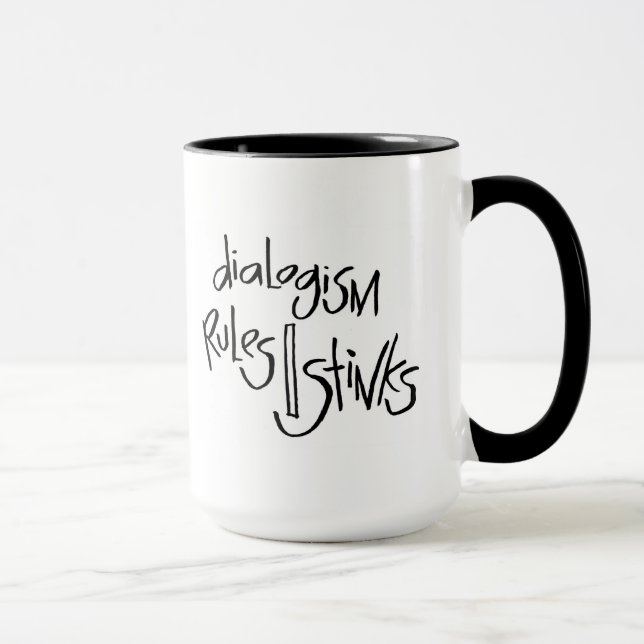 Mug Règles/puanteurs de Dialogism (Droite)
