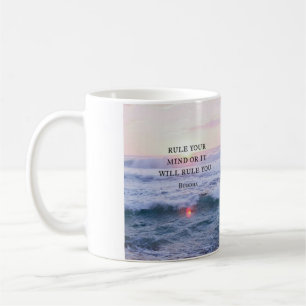 Mug "Réglez Votre Esprit Ou Il Vous Réglera" - Bouddha