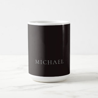 Mug Réglisse Minimaliste Moderne Simple Nom Propre