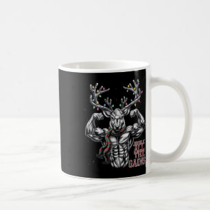 Mug Reindeer De Noël Gym Entraînement Jingle Tout Gain
