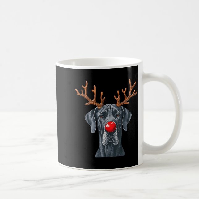 Mug Reindeer Great Dane Christmas Great Dane Dog Mom D (Droite)