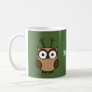 Mug Reindeer Owl Noël personnalisé