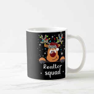 Mug Reindeer Realtor Squad école de Noël correspondant
