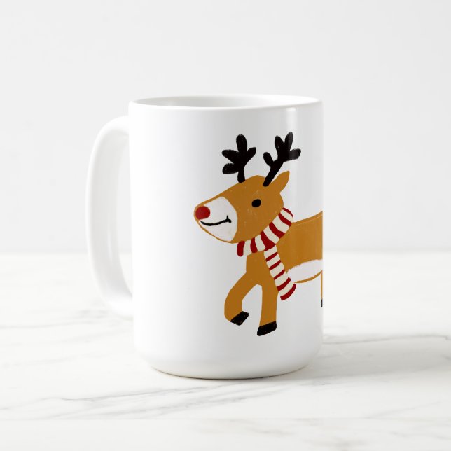 Mug Reinder de Noël (Devant gauche)