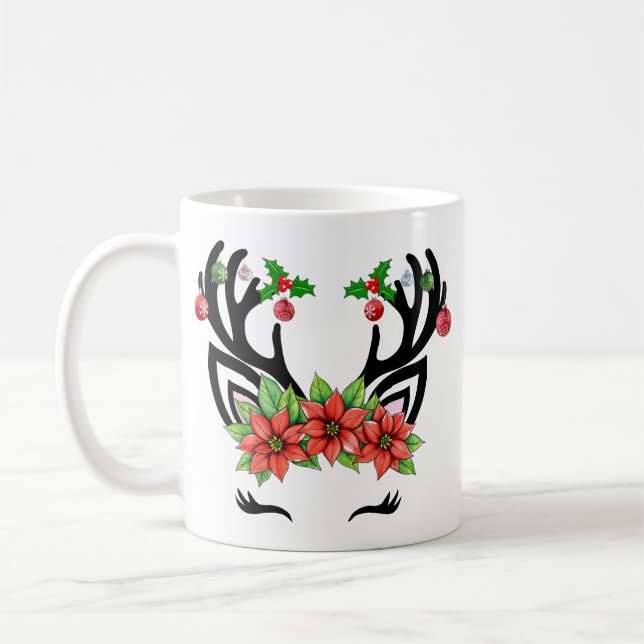 Mug Reinder de Noël (Gauche)