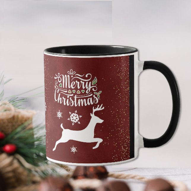 Mug Reinder de Noël en Bourgogne (Créateur téléchargé)