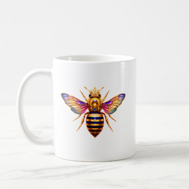 Mug Reine Abeille Avec Couronne (Gauche)