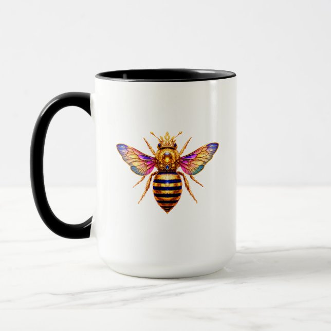 Mug Reine Abeille Avec Couronne (Gauche)