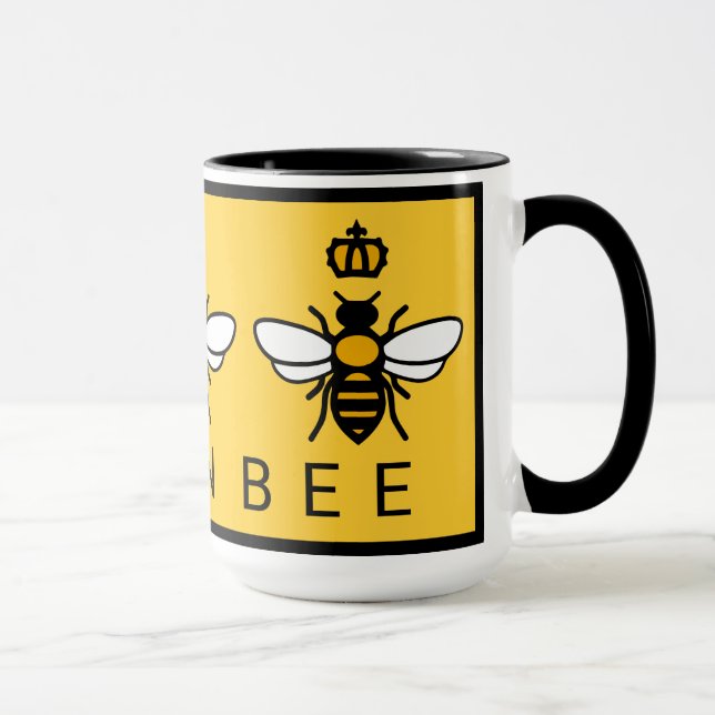 Mug Reine abeille avec couronne (Droite)