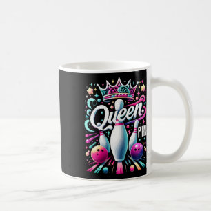 Mug Reine Chemise À Noeud Joueuse De Quilles Ligue De