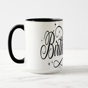 Mug Reine d'anniversaire personnalisée pour un groupe