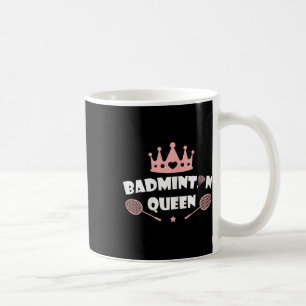 Mug Reine de badminton féminin Joueuse de badminton