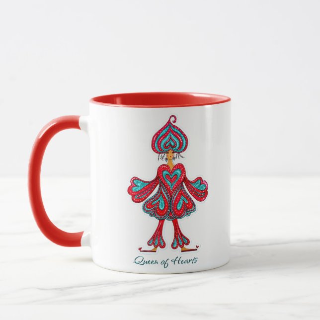 Mug Reine de cœur décoration murale (Gauche)