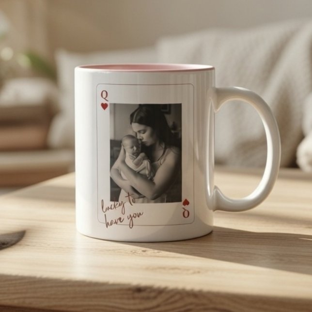 Mug Reine de Cœur Personnalisée pour la Fête des Mères (Créateur téléchargé)